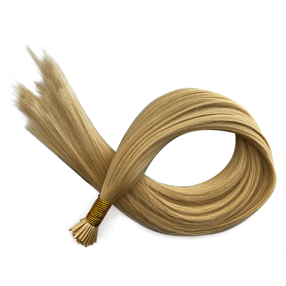 Beige Blonde #613 Virgin Remy I Tip Hair Extensions