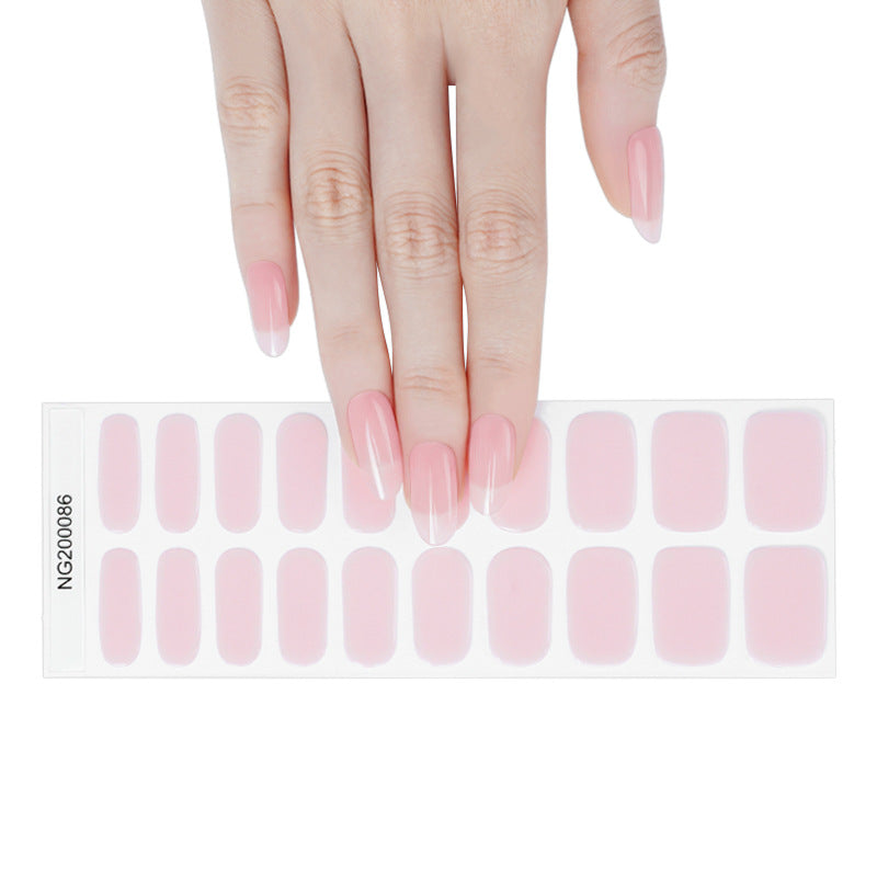 Pink Gel Nail Polish Strips