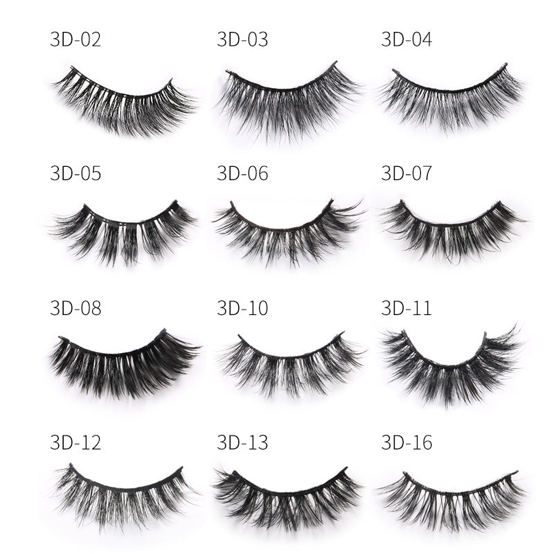 Eyelashes 3D Faux Mink ( 5 Pairs)
