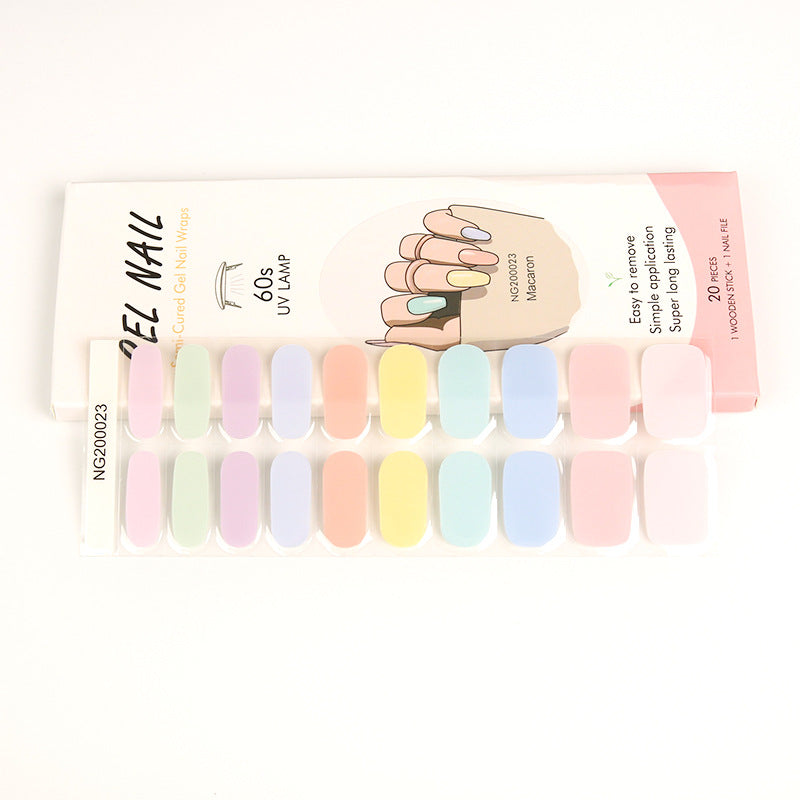Candy Color Gel Nail Polish Strips