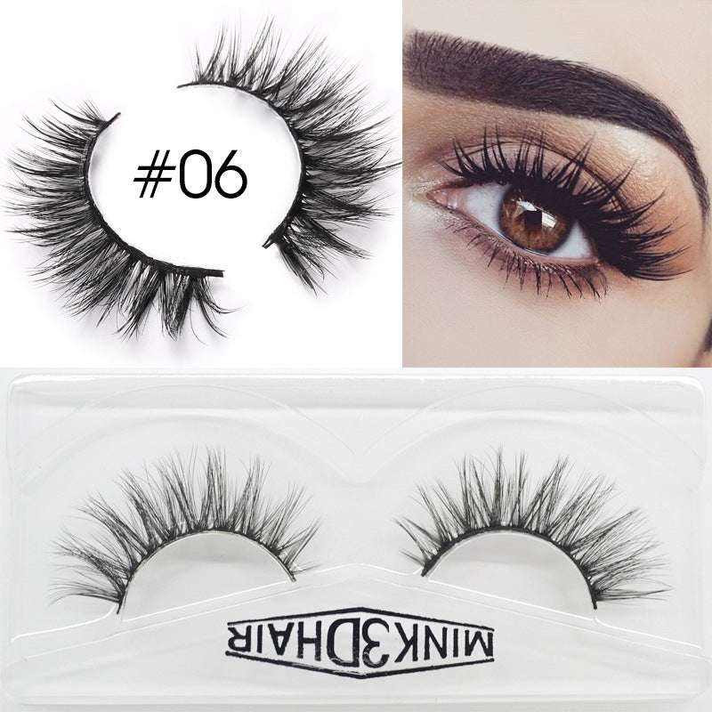 Eyelashes 3D Faux Mink ( 5 Pairs)
