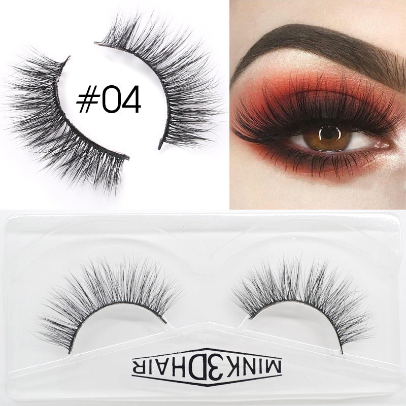 Eyelashes 3D Faux Mink ( 5 Pairs)