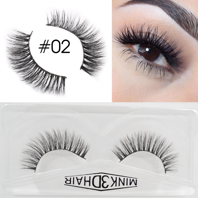 Eyelashes 3D Faux Mink ( 5 Pairs)