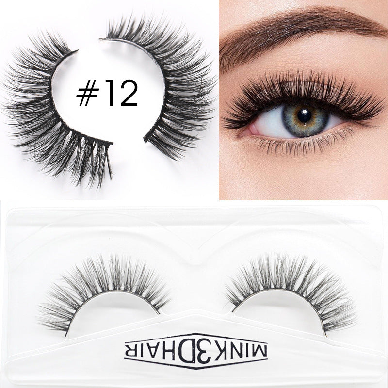 Eyelashes 3D Faux Mink ( 5 Pairs)