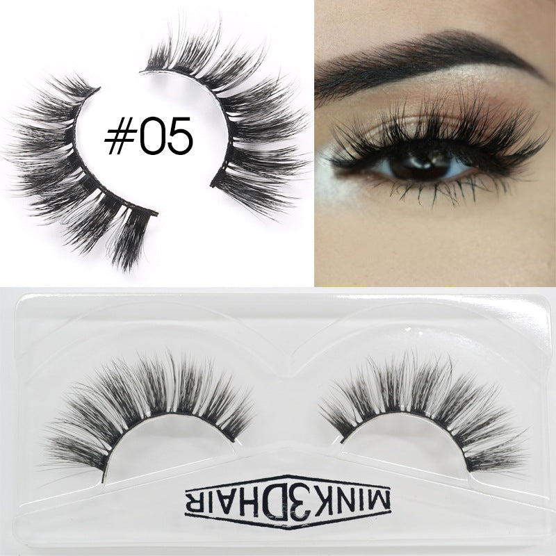 Eyelashes 3D Faux Mink ( 5 Pairs)