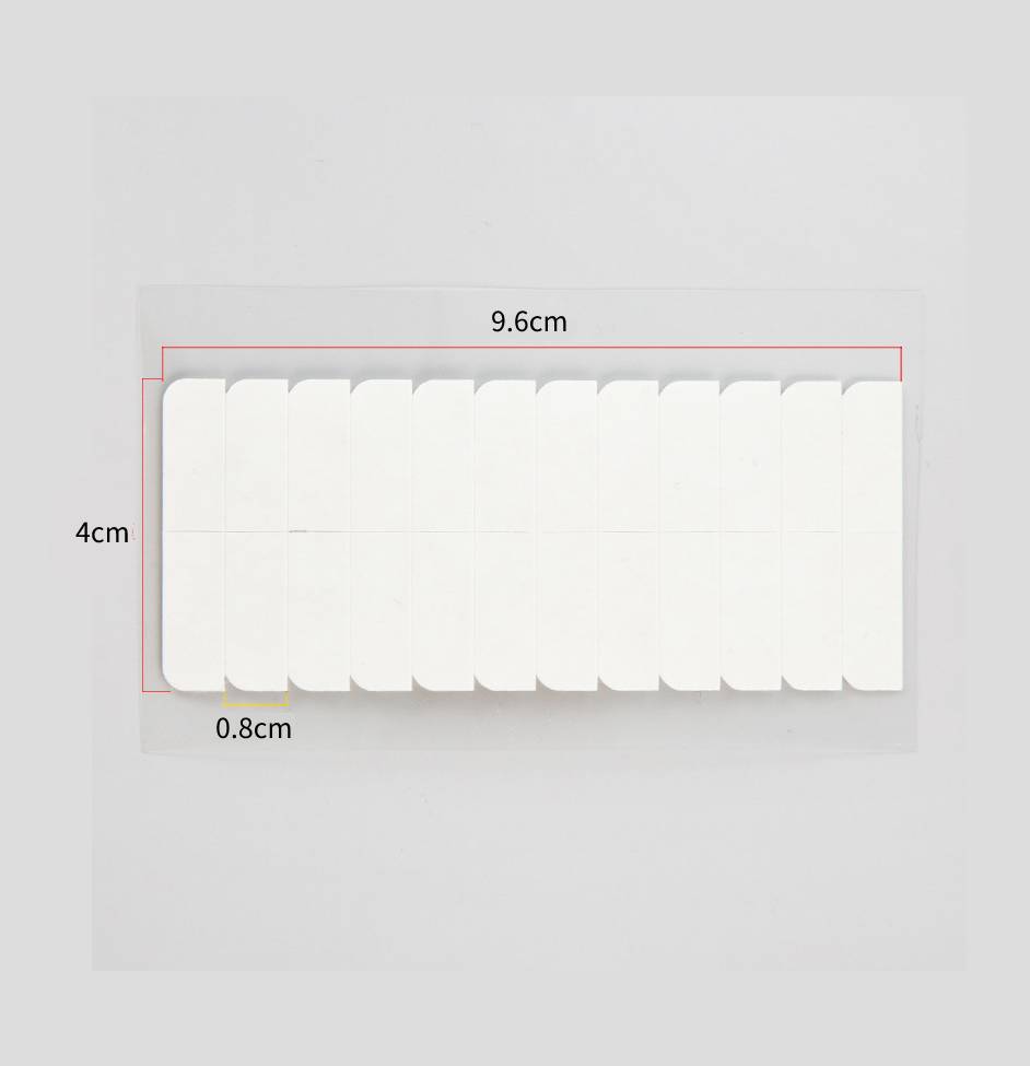 Double Sided Replacement Tapes for Hair Extensions, 4 cm x 0.8 cm, 120 Pieces