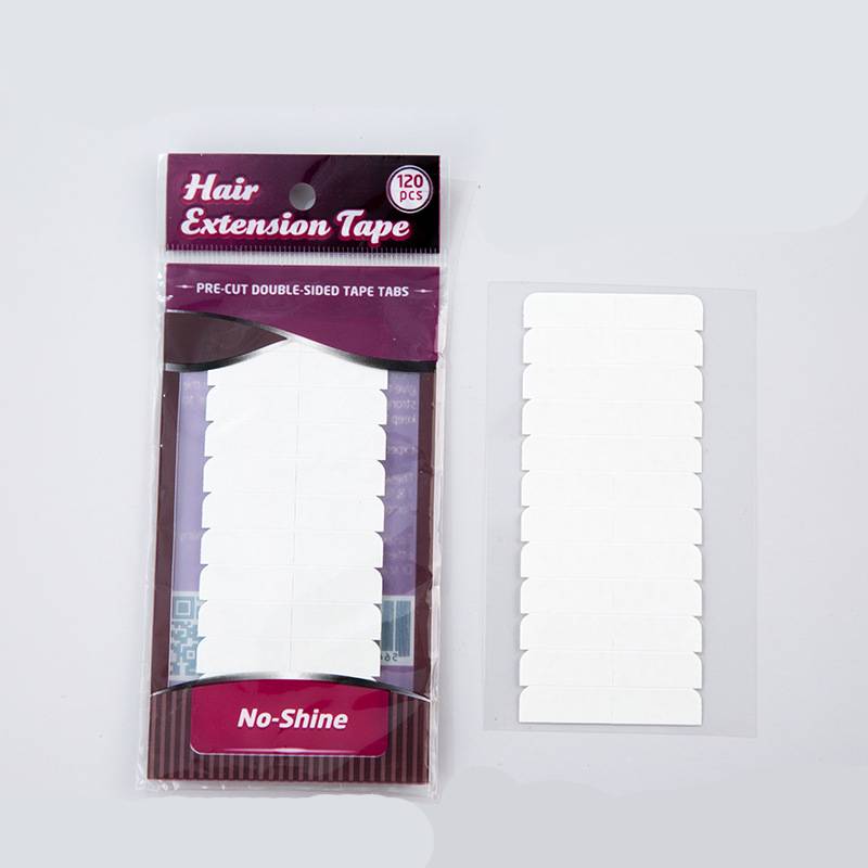 Double Sided Replacement Tapes for Hair Extensions, 4 cm x 0.8 cm, 120 Pieces