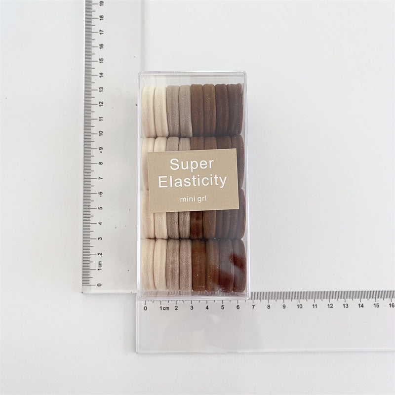32 Pcs Thick Seamless Candy Color Hair Ties