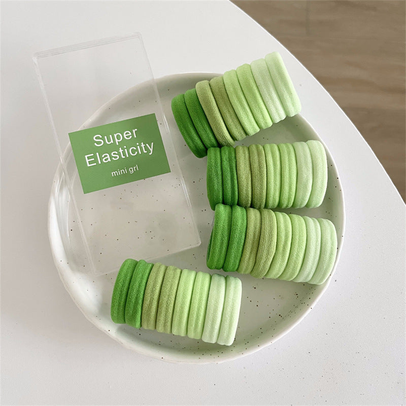 32 Pcs Thick Seamless Candy Color Hair Ties