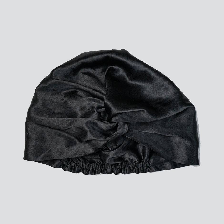 19MM 100% Mulberry Silk Sleep Cap for Women Hair Care