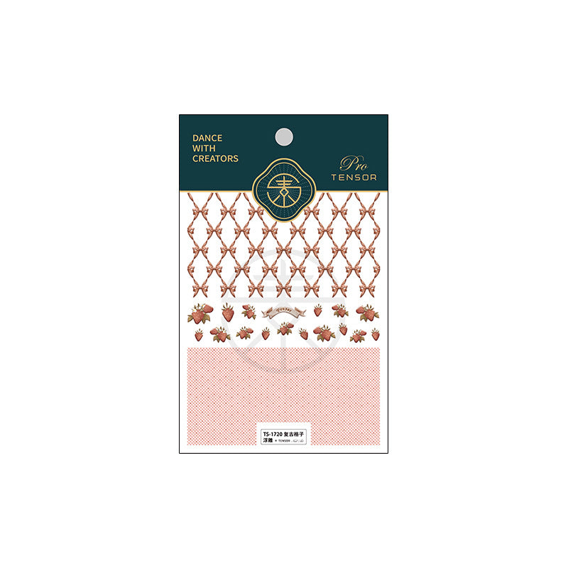 Strawberry 3D Nail Stickers