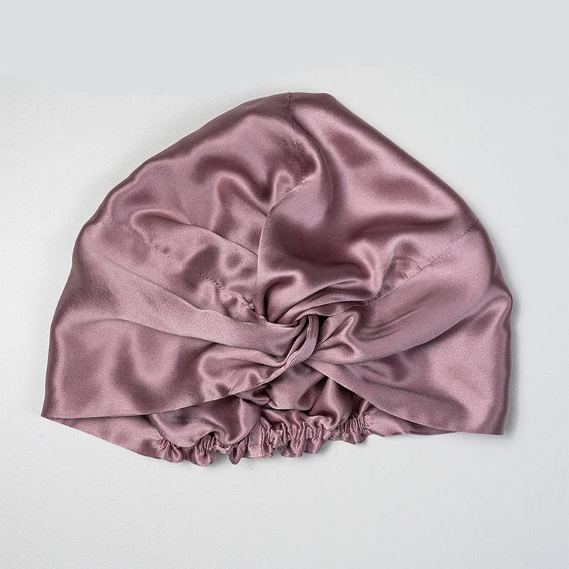 19MM 100% Mulberry Silk Sleep Cap for Women Hair Care
