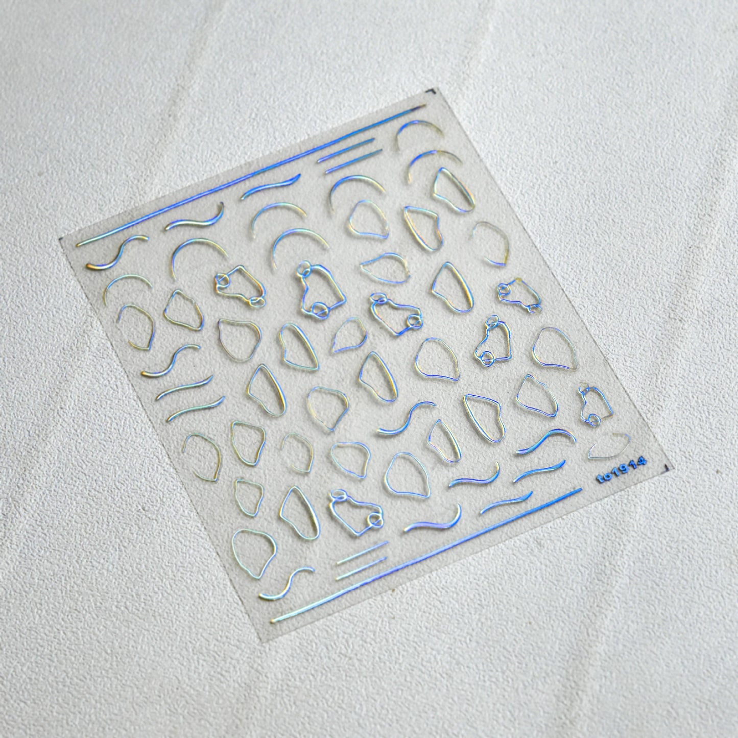 Geometry Line 5D Nail Stickers (2 Pcs)