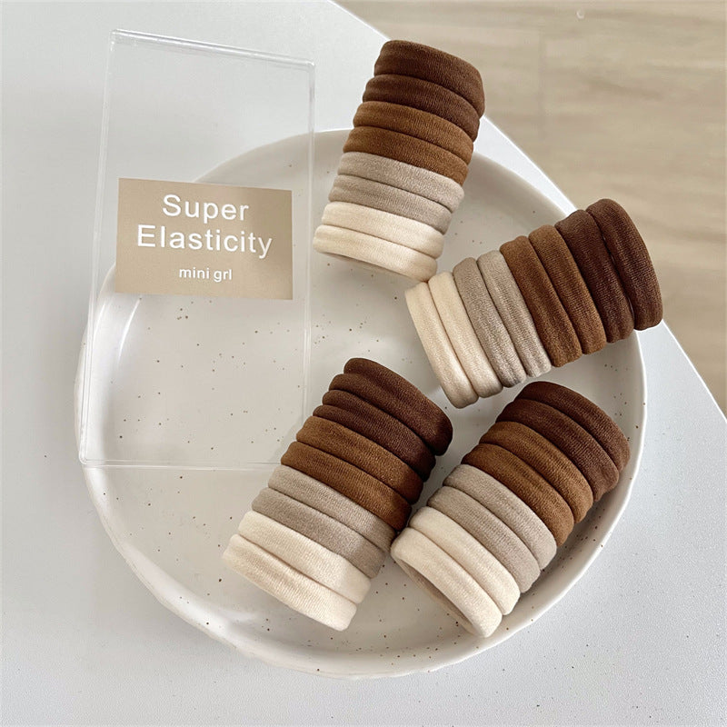 32 Pcs Thick Seamless Candy Color Hair Ties