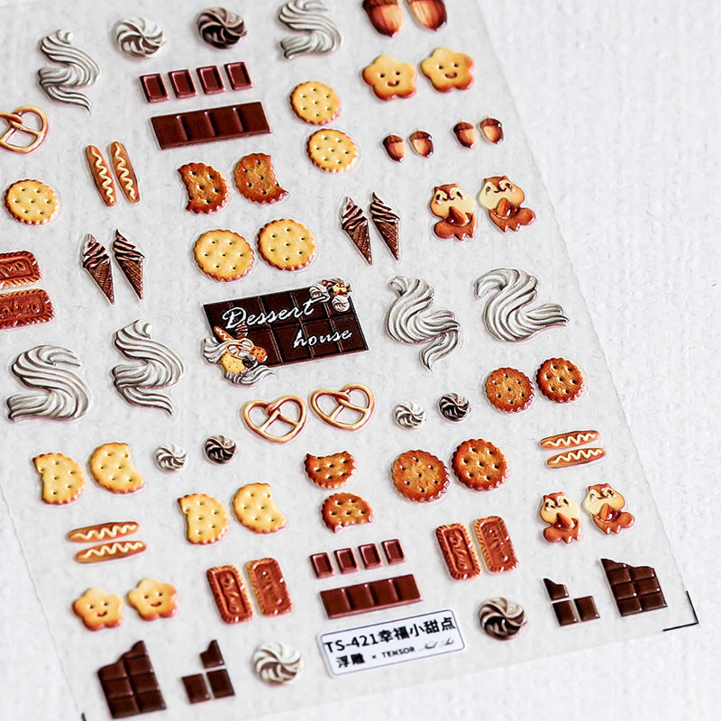 Cookies 5D Nail Stickers