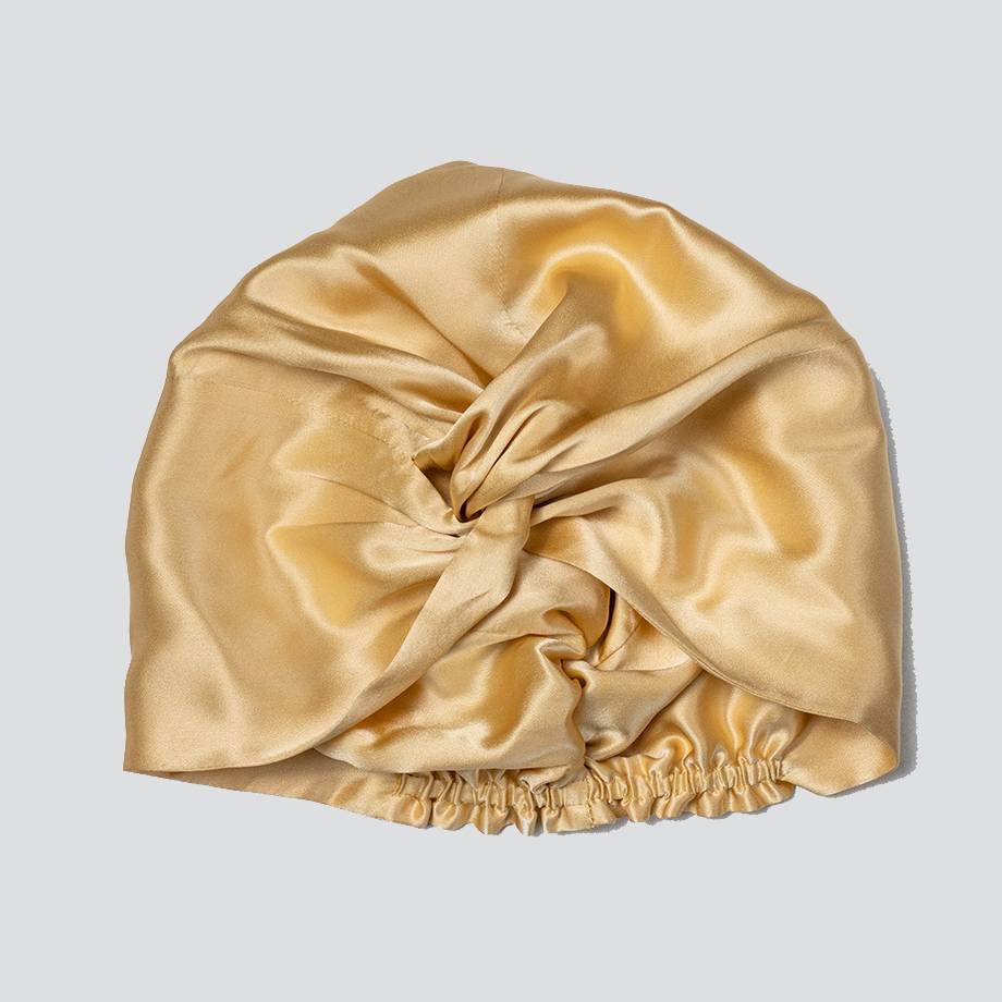 19MM 100% Mulberry Silk Sleep Cap for Women Hair Care