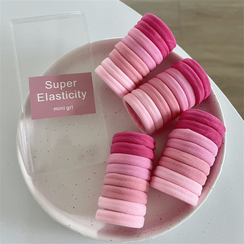 32 Pcs Thick Seamless Candy Color Hair Ties