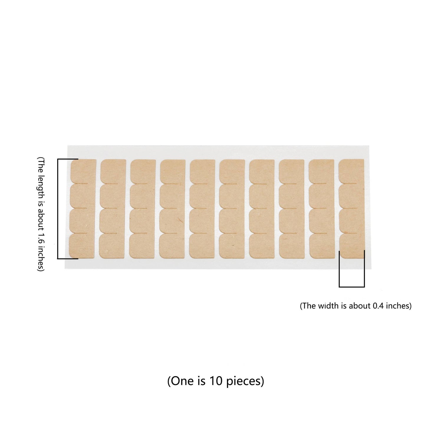 Double Sided Replacement Tapes for Mini Tape Ins, 50 Pieces