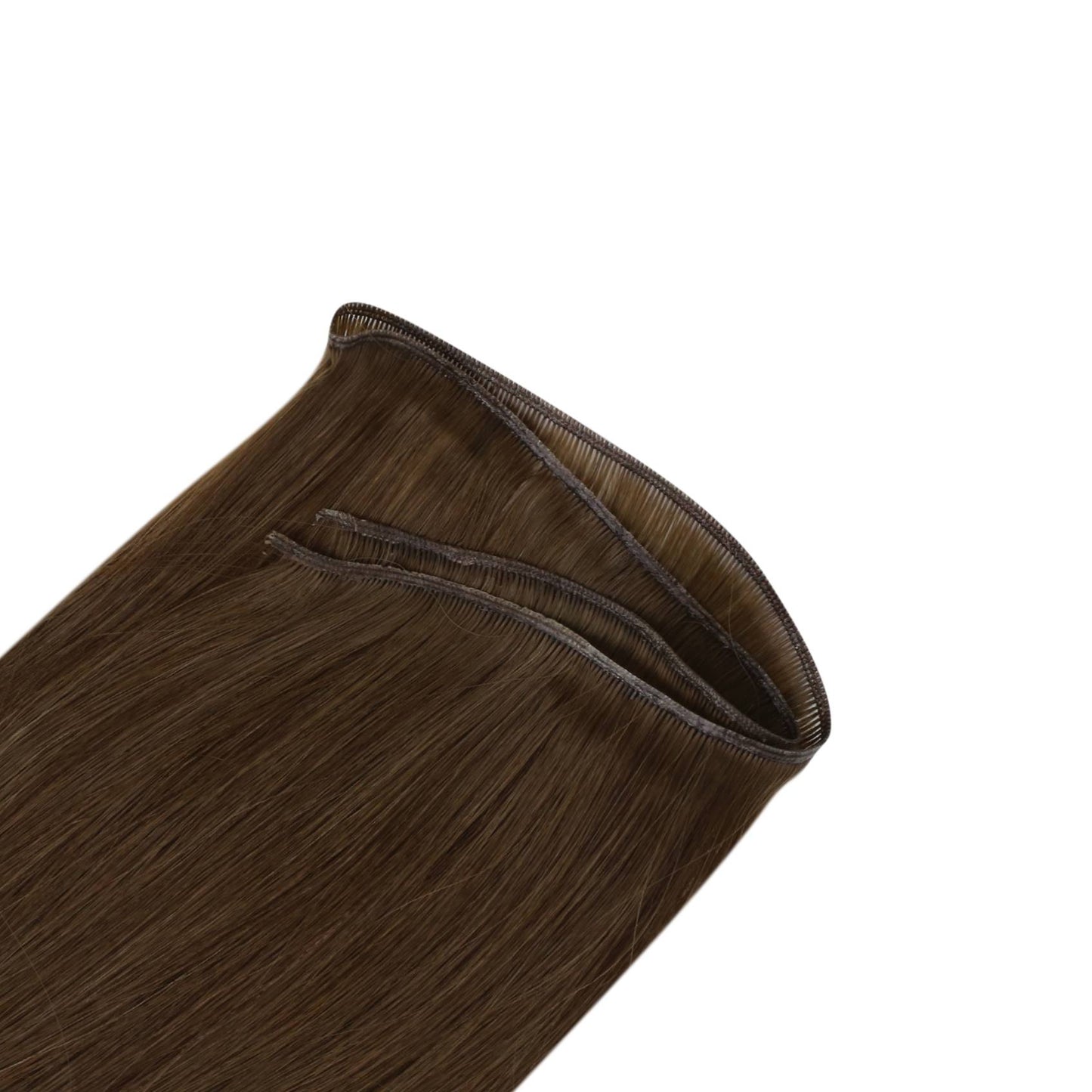 Chocolate Brown #4 Virgin Remy Genius Weft Bundle