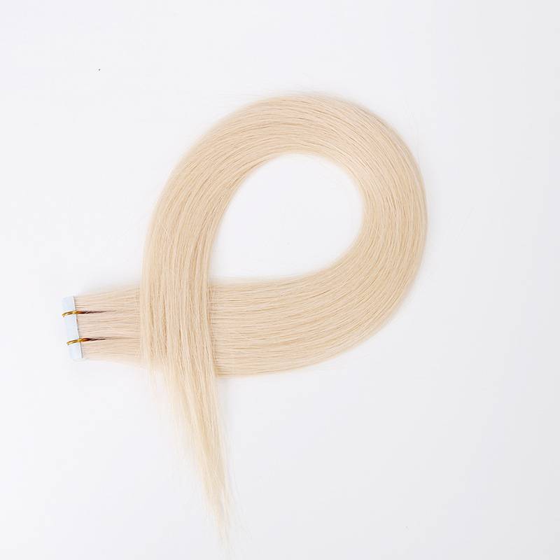 [SALE] 20 Inch 25G Platinum Blonde #1001 Invisible Virgin Remy Tape in Hair Extensions