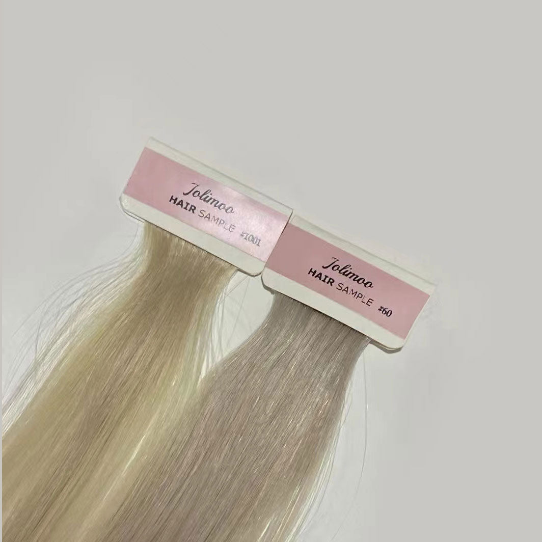 [SALE] 20 Inch 25G Platinum Blonde #1001 Invisible Virgin Remy Tape in Hair Extensions