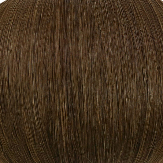 Chocolate Brown #4 Virgin Remy I Tip Hair Extensions