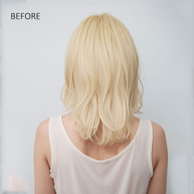Beige Blonde #613 Invisible Virgin Remy Tape in Hair Extensions