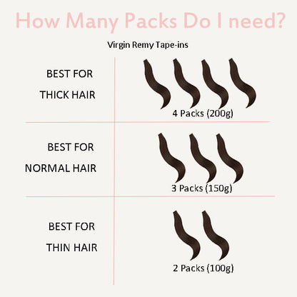 [Sale] Dirty Blonde +Beige Blonde #P18/613 50G Virgin Remy Tape in Hair Extensions