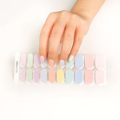 Candy Color Gel Nail Polish Strips