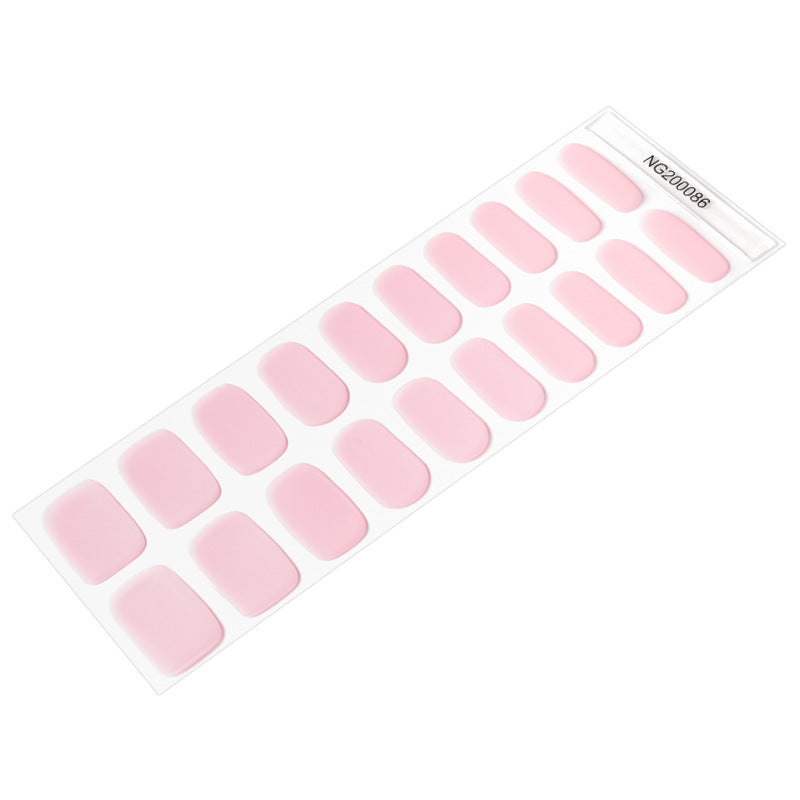Pink Gel Nail Polish Strips