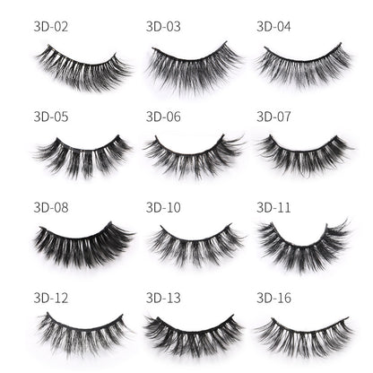 Eyelashes 3D Faux Mink ( 5 Pairs)
