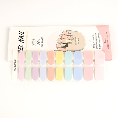 Candy Color Gel Nail Polish Strips