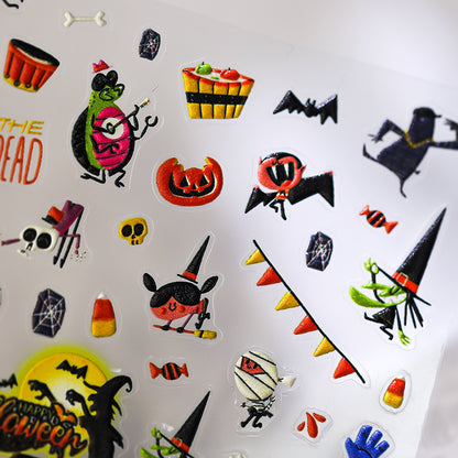 Halloween Party 5D Nail Stickers