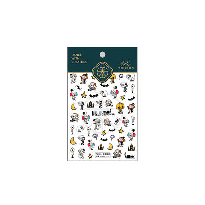 Halloween Party 5D Nail Stickers