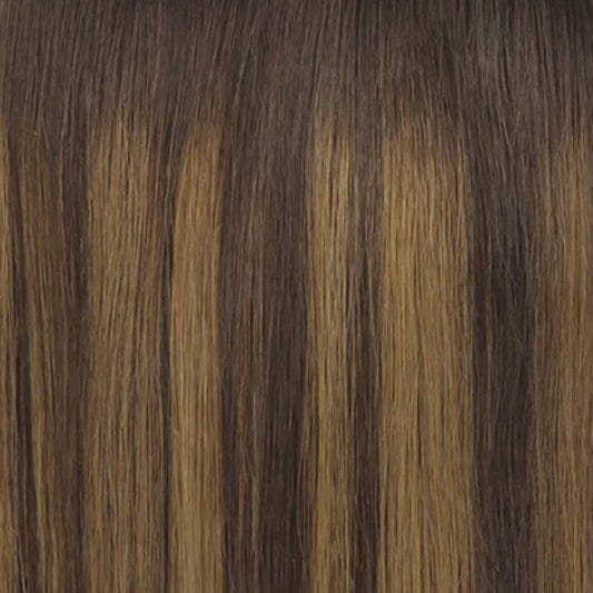 Balayage Brown & Blonde (#2/8/2) Human Hair Ponytail Extension