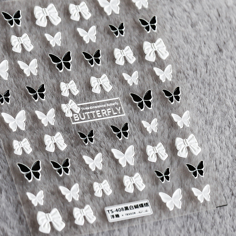 Fashion Butterfly 5D Nail Stickers
