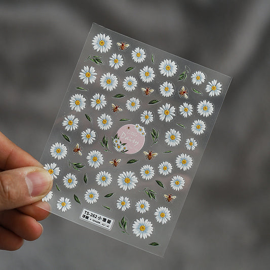 Daisy 5D Nail Stickers