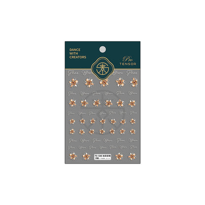 Flower Blossoms 5D Nail Stickers