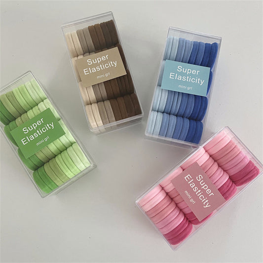 32 Pcs Thick Seamless Candy Color Hair Ties