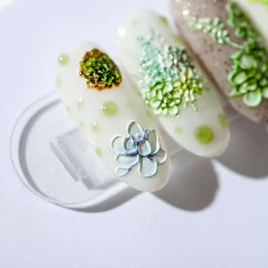 Succulents 5D Nail Stickers